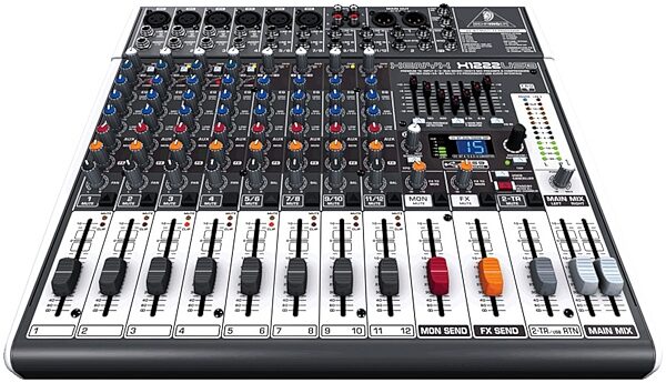 open zoom image for Behringer XENYX X1222USB 16-Channel Mixer with USB, Front