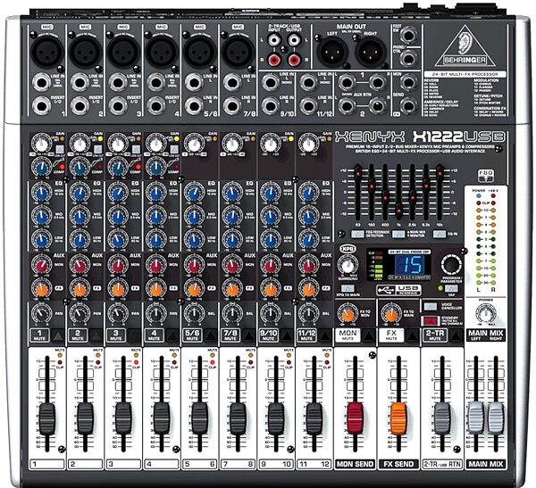 open zoom image for Behringer XENYX X1222USB 16-Channel Mixer with USB, Main