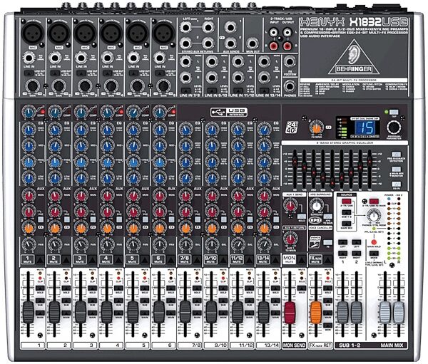 open zoom image for Behringer XENYX X1832USB 18-Channel Mixer with USB, Main
