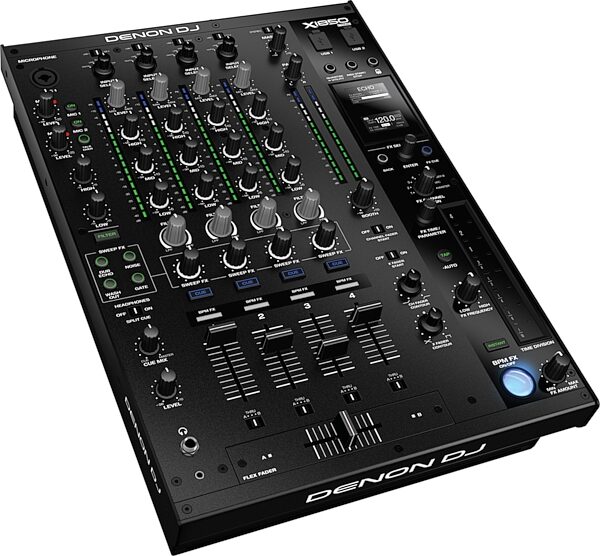 open zoom image for Denon DJ X1850 Prime DJ Mixer, Action Position Back