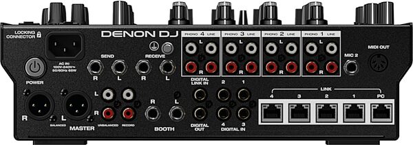 open zoom image for Denon DJ X1850 Prime DJ Mixer, Action Position Back
