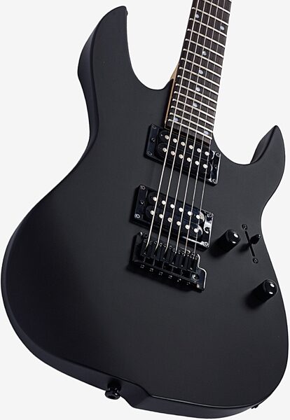 open zoom image for Sire Larry Carlton X1 Electric Guitar, Black Satin, Action Position Back