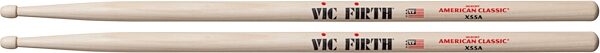 open zoom image for Vic Firth American Classic Extreme 5A Drumsticks, Pair, Wood Tip, X55A, Action Position Back