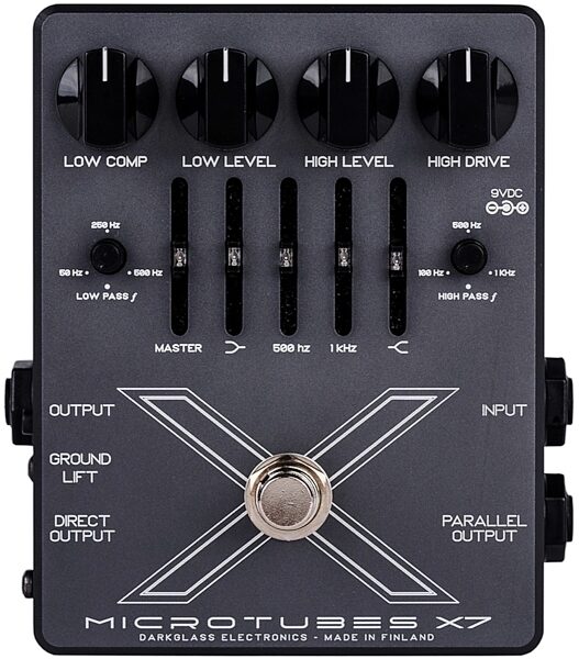 open zoom image for Darkglass Microtubes X7 Multiband Bass Distortion Pedal, New, Main--Microtubes