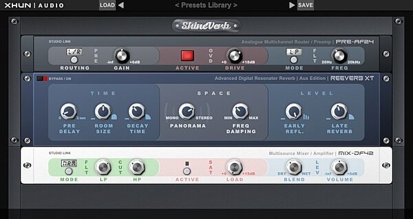 open zoom image for Xhun Audio ShineVerb Reverb Effect Software, Digital Download, Screenshot Front