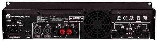 open zoom image for Crown XLS1002 DriveCore 2 Power Amplifier (1100 Watts), New, Back