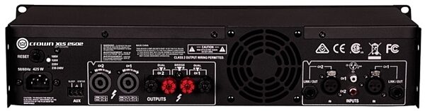 open zoom image for Crown XLS2502 DriveCore 2 Power Amplifier (2400 Watts), New, Back