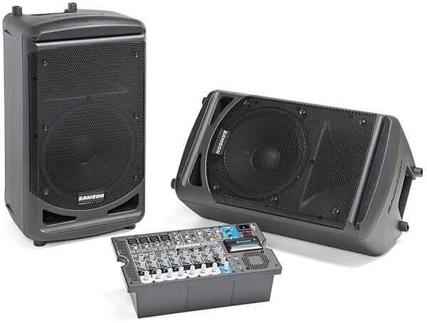 open zoom image for Samson Expedition XP1000 Portable Bluetooth PA System, Open Box (Like New), Angled