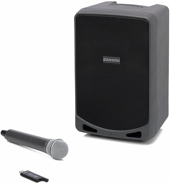 open zoom image for Samson Expedition XP106w Rechargeable Portable Bluetooth PA System with Wireless Handheld Mic, New, Main