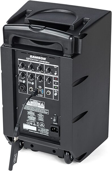open zoom image for Samson Expedition XP208w Rechargeable PA System, New, Action Position Back