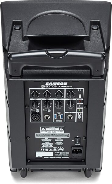 open zoom image for Samson Expedition XP208w Rechargeable PA System, New, Action Position Back