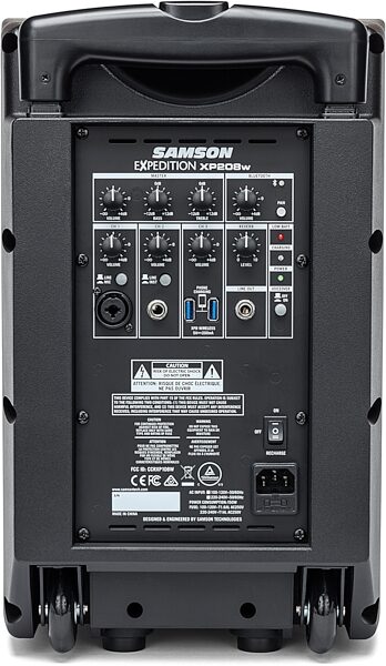 open zoom image for Samson Expedition XP208w Rechargeable PA System, New, Action Position Back