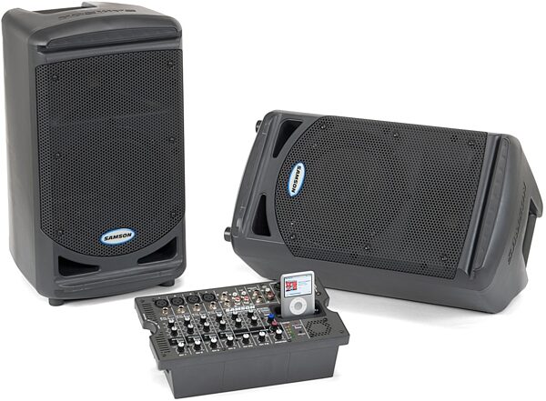 open zoom image for Samson XP308i Portable PA System with iPod Dock, Alternate View