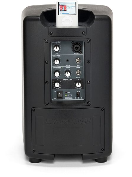 open zoom image for Samson XP40iW Portable Wireless PA System with iPod Dock, Rear