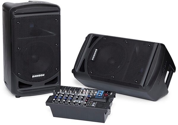 open zoom image for Samson Expedition XP800 Portable Bluetooth PA System (800 Watts), New, Kick Back