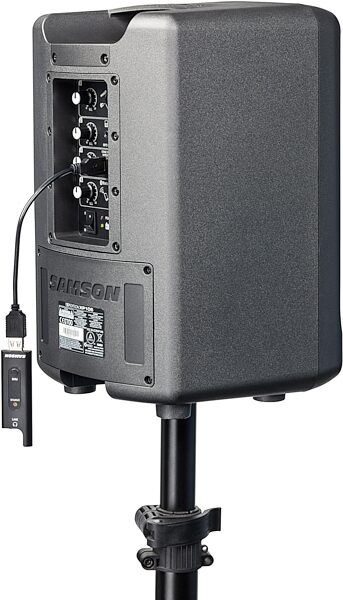 open zoom image for Samson XPD2 LM8 USB Digital Wireless Lavalier Microphone System, New, Action Position Front