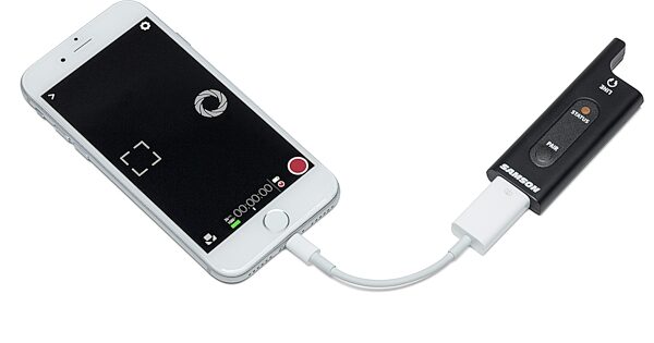 open zoom image for Samson XPD2 LM8 USB Digital Wireless Lavalier Microphone System, New, Action Position Front