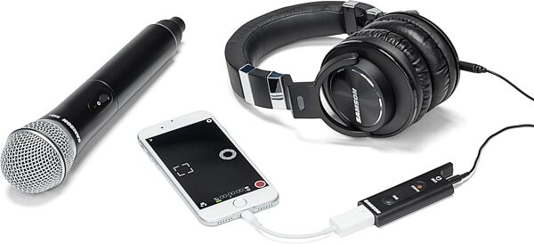 open zoom image for Samson XPD2 Handheld USB Digital Wireless Microphone System, New, Action Position Front