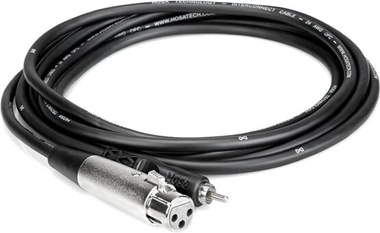 open zoom image for Hosa Unbalanced Interconnect Cable, XLR-3F to RCA, 3 foot, XRF-103, Detail Side