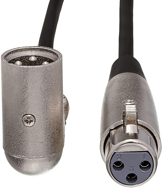 open zoom image for Hosa XRR-100 Balanced Straight XLR-F to Right Angle XLR-M Cable, 1.5 foot, Action Position Back