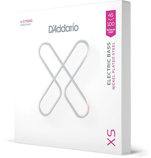 open zoom image for D'Addario XS Nickel Bass Long-Scale Coated Electric Bass Strings, 45-100, Main