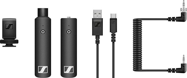 open zoom image for Sennheiser XSW-D Portable Interview Set Digital Wireless Microphone System, New, Main with all components Front