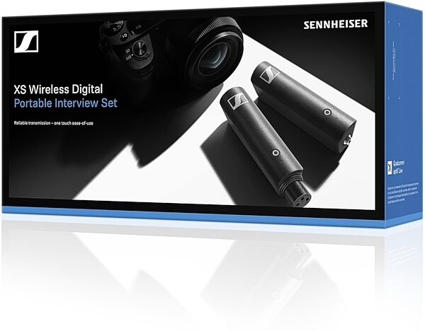 open zoom image for Sennheiser XSW-D Portable Interview Set Digital Wireless Microphone System, New, Boxshot Front