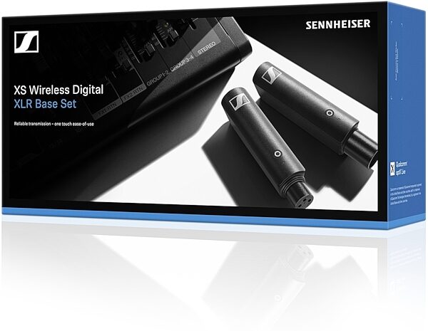 open zoom image for Sennheiser XSW-D XLR Base Set Digital Wireless Microphone System, New, Boxshot Front