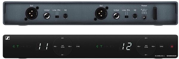 open zoom image for Sennheiser XSW-1 e835 Dual Vocal Wireless Microphone System, Band A (548 - 572 MHz), View