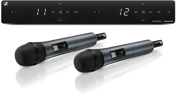 open zoom image for Sennheiser XSW-1 e835 Dual Vocal Wireless Microphone System, Band A (548 - 572 MHz), Main