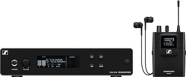 open zoom image for Sennheiser XSW IEM SET Wireless In-Ear Monitor System, Band A (476 - 500 MHz), Action Position Back