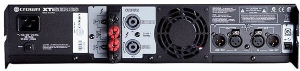 open zoom image for Crown XTi6002 Power Amplifier with DSP (6000 Watts), New, Back