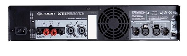 open zoom image for Crown XTi2002 Power Amplifier with DSP (2000 Watts), New, Back