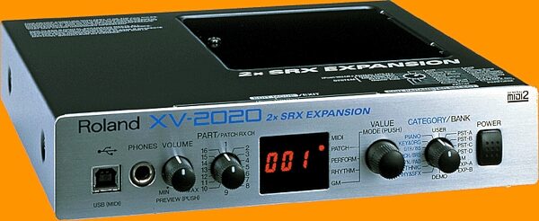 open zoom image for Roland GI20, XV2020, GK2AH, and RAD50 Guitar Synth Package, XV-2020