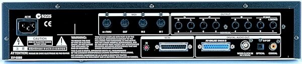 open zoom image for Roland XV5080 128-Voice Advanced Synthesizer Module, Rear