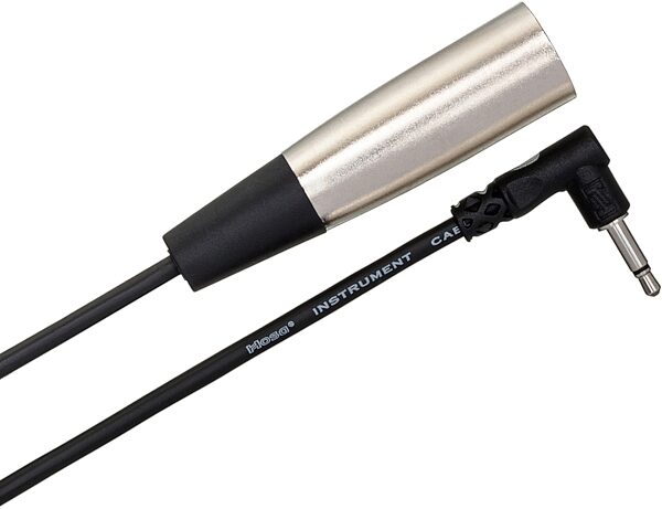 open zoom image for Hosa XVM-305M Microphone Cable, Right-Angle 3.5 mm TS to XLR3M, New, Action Position Back