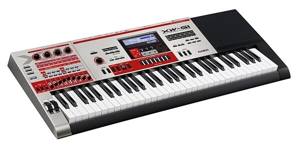 open zoom image for Casio XW-G1 Groove Synthesizer Keyboard (61-Key), Angle