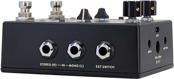 open zoom image for Walrus Audio Xero Polylooper Pedal, Black, Action Position Back