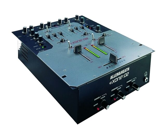 open zoom image for Allen and Heath Xone 02 2-Channel DJ Mixer, Angle