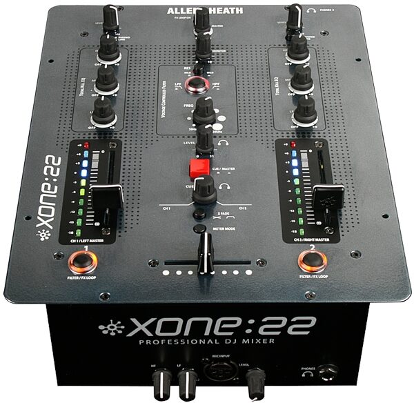 open zoom image for Allen and Heath Xone 22 DJ Mixer (2-Channel), Front