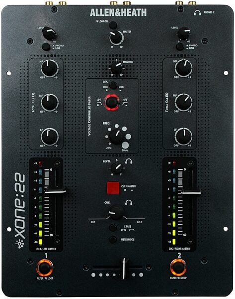 open zoom image for Allen and Heath Xone 22 DJ Mixer (2-Channel), Main