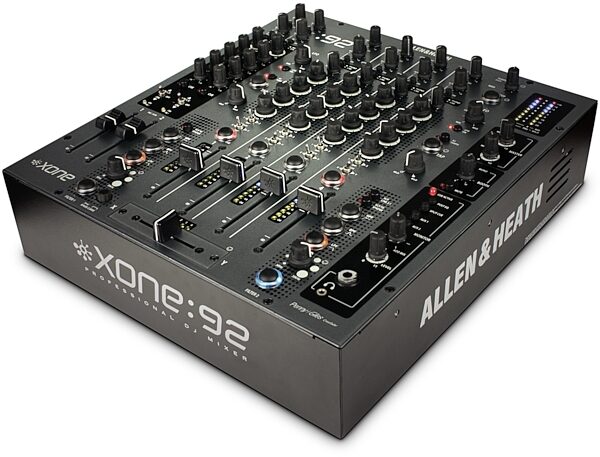 open zoom image for Allen and Heath Xone:92 DJ Mixer (6-Channel), Angle