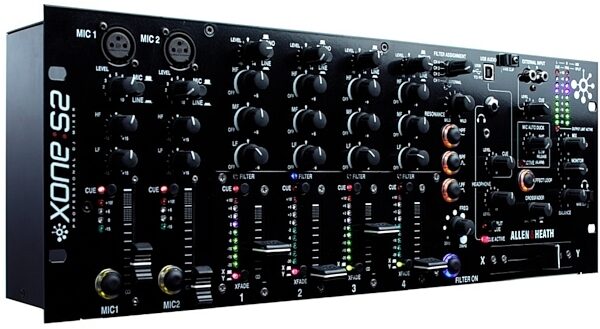 open zoom image for Allen and Heath Xone S2 DJ Mixer (4-Channel), Angle