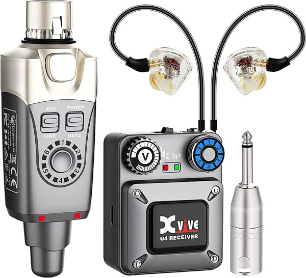 open zoom image for Xvive U4T9 Digital Wireless In-Ear Monitor System with T9 Earphones, New, Main