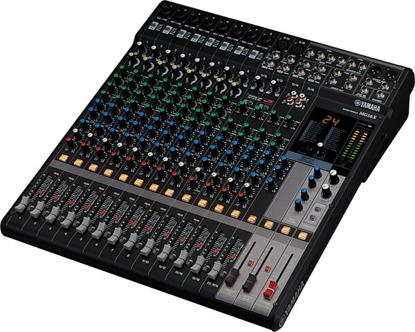 open zoom image for Yamaha MG16X CV 16-Channel Stereo Mixer with Effects, New, Action Position Back