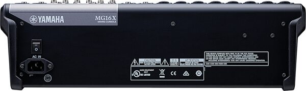 open zoom image for Yamaha MG16X CV 16-Channel Stereo Mixer with Effects, New, Action Position Back