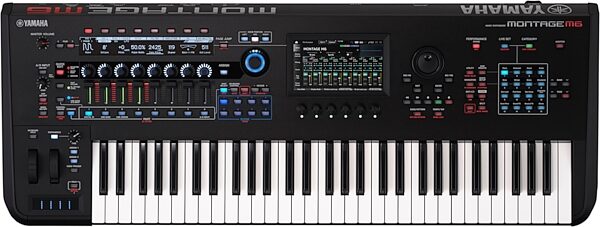 open zoom image for Yamaha Montage M6 Keyboard Synthesizer, 61-Key, New, Action Position Back