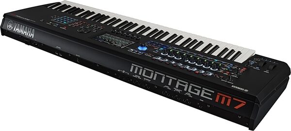 open zoom image for Yamaha Montage M7 Keyboard Synthesizer, 76-Key, New, Back Angle