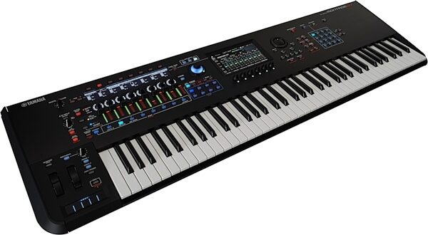 open zoom image for Yamaha Montage M7 Keyboard Synthesizer, 76-Key, New, Left