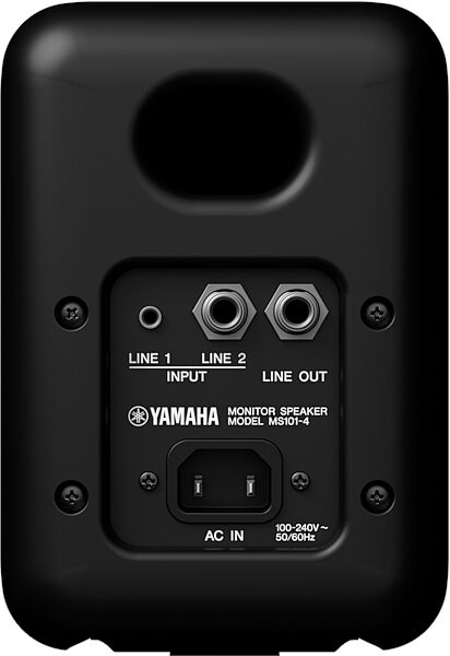 open zoom image for Yamaha MS101-4 Powered Monitor Speaker, New, Main Back